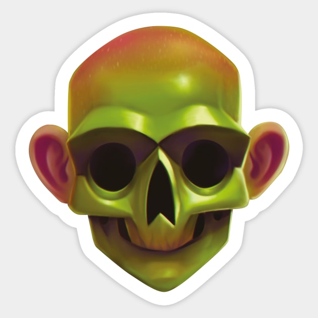 Skull Sticker by ivanOFFmax